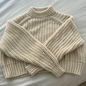 Cream cropped sweater